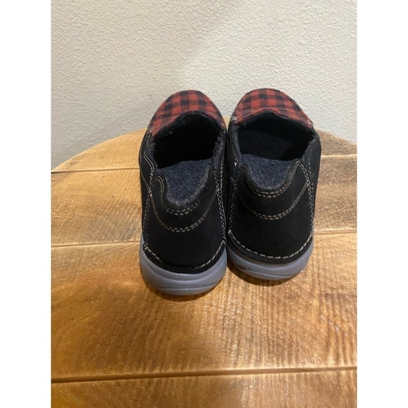 Clarks Mens Gorwin Slip On Buffalo Check Shoes size 8.5 - Picture 5 of 8